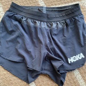 Hoka One One Black Running Shorts